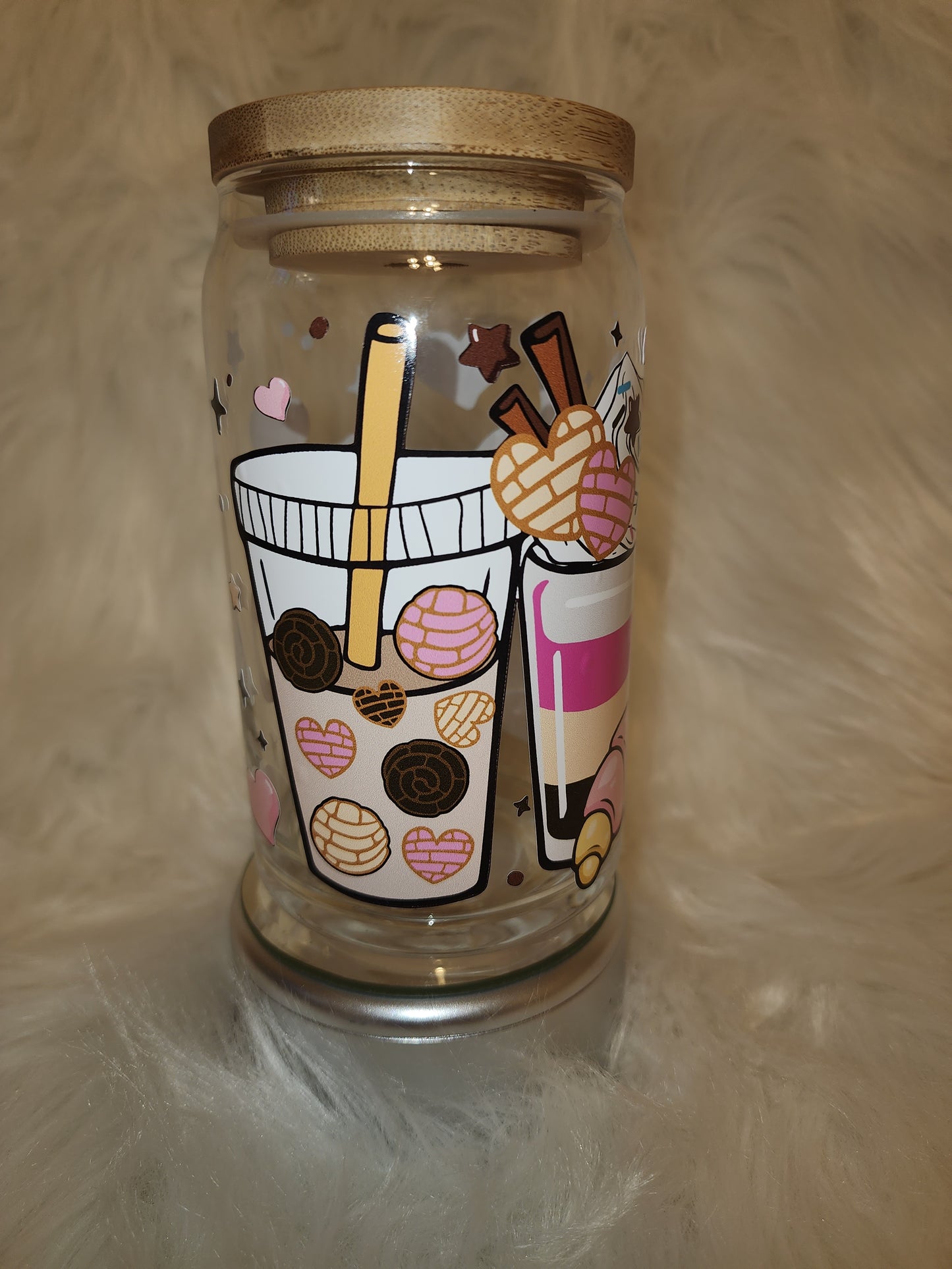 Cafecito y Chisme Glass Can