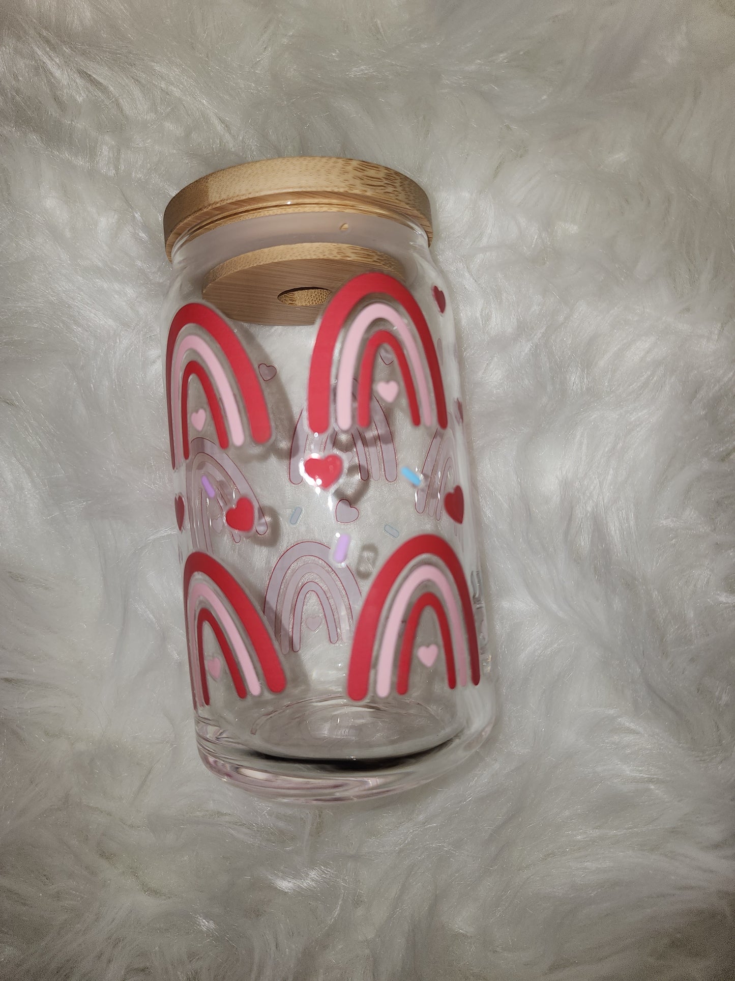 Rainbow Glass Can