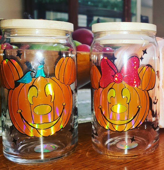 Mickey & Minnie Mouse Pumpkin